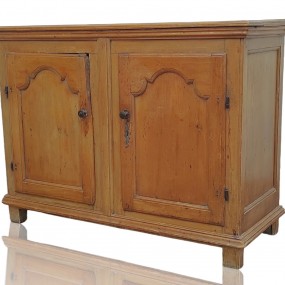 Louis XIV antique buffet, forged nails (top had buttom has been restored)