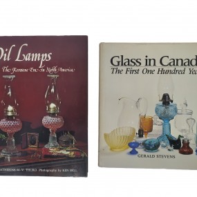 Books, Oil Lamps, The Kerosene Era in North America et  Book Glass in Canada, The First One Hundred Years