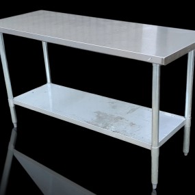 #61209 -  Table de travail en stainless, îlot de cuisine 
