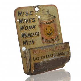 #61375 -  Little wall advertising Solarine matches holder 