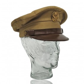 #61373 -  Vintage WW2 army cap, militaria hat 