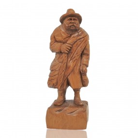 #61323 - 95$ Sculpture art populaire en bois signée Amédé Godro