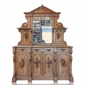 #61397 - 885$ Antique carved Victorian sideboard 