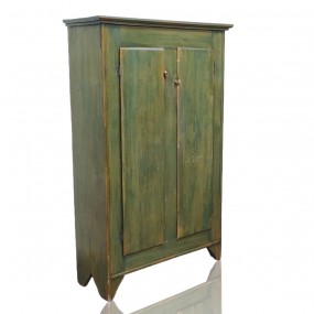#61459 - 895$ Antique primitive armoire, cupboard, forged nails assembly 