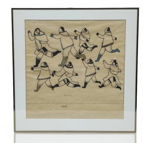 #61443 -  Lithography signed Pitseolak Ashoona