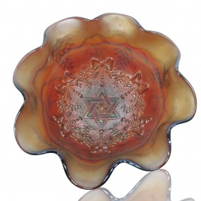 #61505 - 175$ Verre carnaval, star of David, vaisselle de collection 