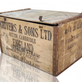 #61699 -  Boîte de bois décorative, Chivers & sons, caisse