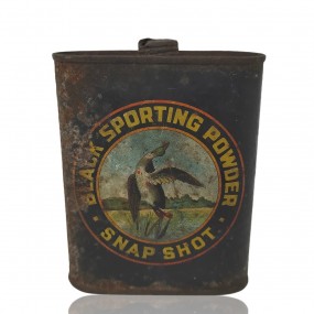 #61816 - 35$ Contenant à plomb Black sporting powder snap shot 