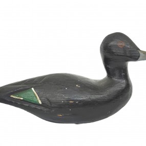 #61942 - 85$ Wooden duck hunting decoy signed Louis Matte