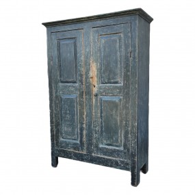 #62032 -  Pine cupboard with 4 raised panels, facade fitted to a cabinet frame