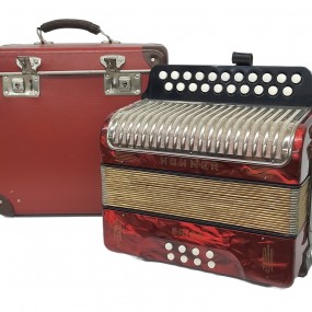 #62024 -  Vintage Erica Hohner accordion, AD, music instrument 