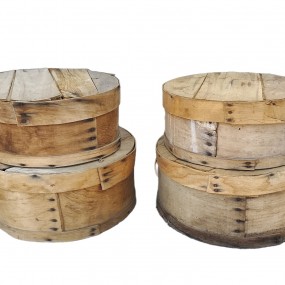 #61947 - 25$ ch. Wooden decorative cheese boxes