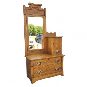 #61983 - 230$ Antique oak chest of drawers 