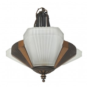 #62122 -  Joli luminaire de style art déco, lustre, lampe 