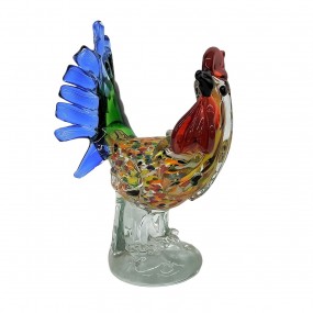 #62064 - 55$ Coq en verre soufflé, vaisselle de collection 