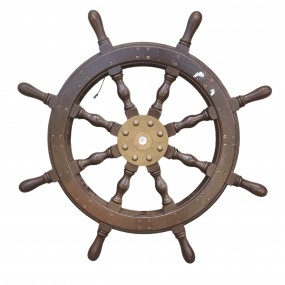 #62096 - 385$ Belle roue de gouvernailt de bateau, barre de bateau