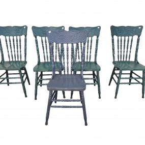 #62175 - 55$ch. 5 pressback chairs