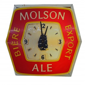 #62213 -  Horloge de bière molson