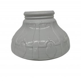 #62244 -  Abat-jour antique en verre opalin blanc