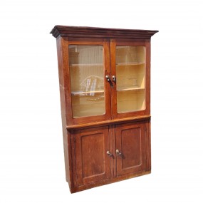 #62247 - 685$ Armoire vitrée antique en bois