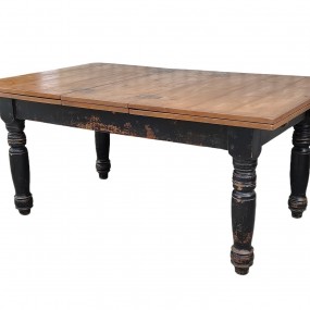 #62554 -  Superbe table de cuisine avec rallonges, dite table papillon, (reservé jusqu'au 19 août 2026)