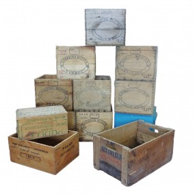 #62638 - Lot d'anciennes boîtes décoratives en bois, caisses #62638 - Lot d'anciennes boîtes décoratives en bois, caisses