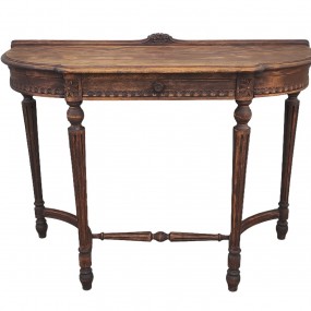 #62725 -  Jolie table console avec piétement sculpté 