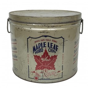 #62731 -  Contenant à croustilles Maple Leaf, canne de conserve pour chips 