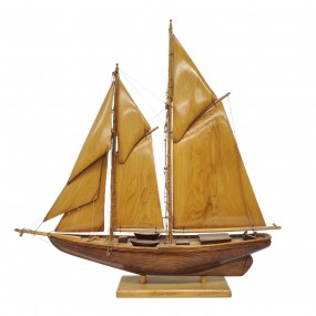 #62810 - 135$ Vintage wooden miniature sailboat