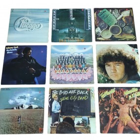 #62819 - 10$ ch. Vintage vinyl discs lot 