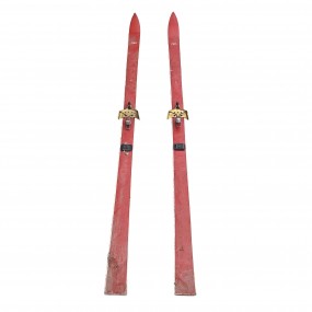 #62844 - 55$ Paire de skis en bois décoratives 