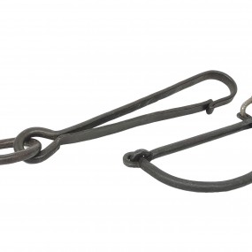 #62946 -  Très vieille clanche et cadenas forgés (cadenas vendu)