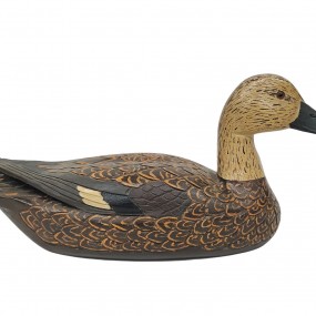 #63086 - 165$ Decorative carved and painted wooden duck decoy.