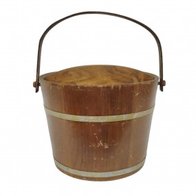 #62998 - 45$ Decorative wooden bucket 
