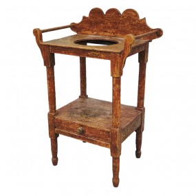 #63088 -  Antique pine washstand table, nice colors