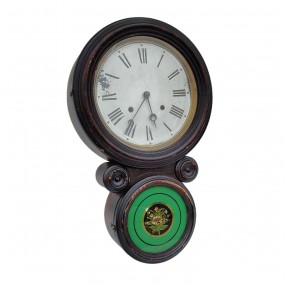 Antique E. Ingraham & Co. “Eight Day” wall clock from Bristol, Connecticut
