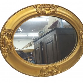 #63111 -  Jolie miroir oval mural 