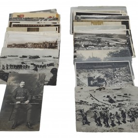 #63198 -  Lot d'anciennes cartes postale, photos