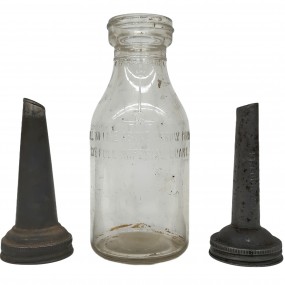#63271 -  Glass oil pint bottle 
