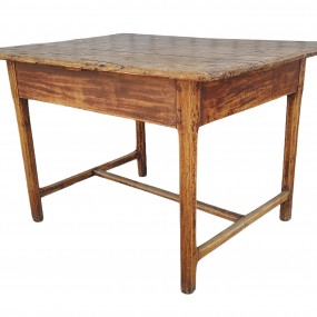 #63283 -  H-shaped stretcher antique table