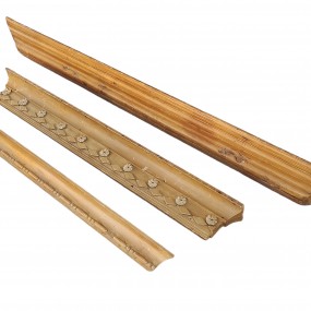 #63269 - 115$ à 165$ ch. 3 wooden wall cornice, shelfs