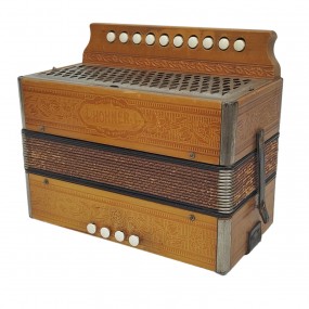 Vintage Hohner accordion, music instrument 