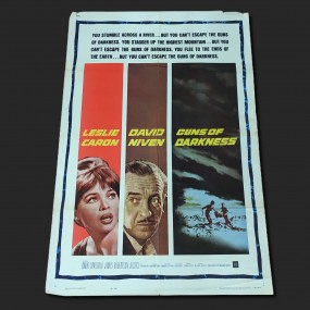 Affiche de cinéma ''poster'' promotionnel du film, Guns of Darkness