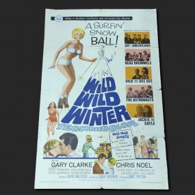 Affiche de cinéma ''poster'' promotionnel du film, Wild wild winter 