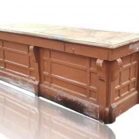 Antique general store counter 