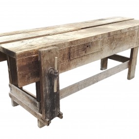 Antique workbench table 