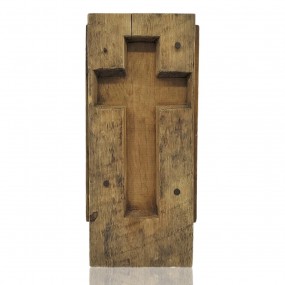 Antique wooden maple sugar mold