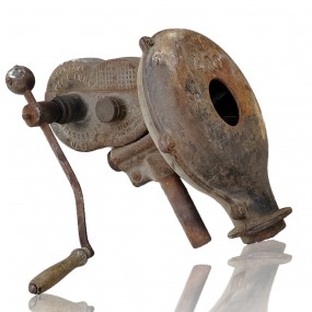 Ancien soufflet de forge en fonte 