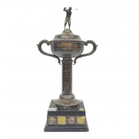 Ancien trophée de golf décoratif 
