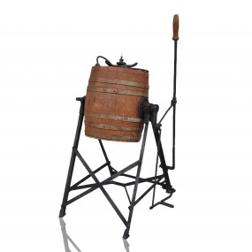 Antique butter churn